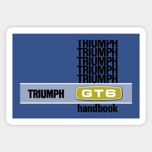 TRIUMPH GT6 - handbook Sticker